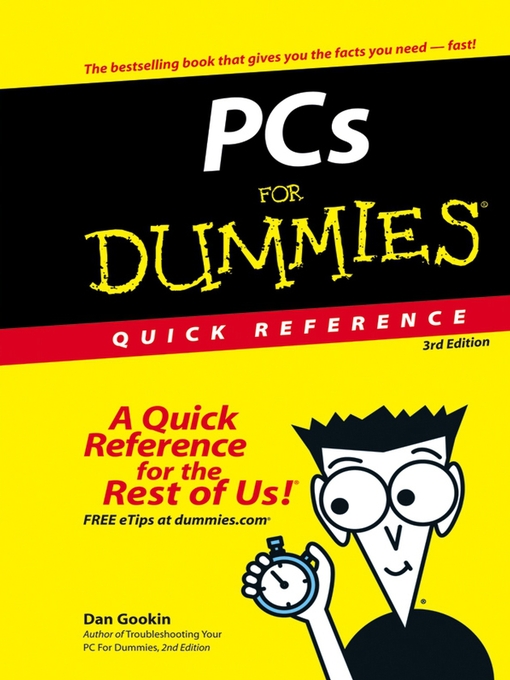 Cover image for PCs For Dummies Quick Reference